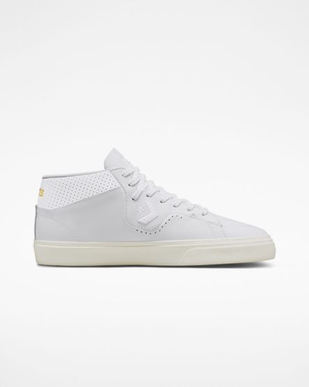 Skate Topanky Converse CONS Louie Lopez Pro Mono Kozene Panske Biele | SK AB11JF9